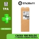 Caixa 100 Rolos Térmicos  57X30X11- TPA (MULTIBANCO) FARMACIA