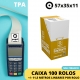 Caixa 100 Rolos Térmicos 57X35X11 - TPA (MULTIBANCO)