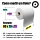 PACK 10 ROLOS TÉRMICOS 80x70x11  - (POS - TALÕES / RECIBOS VENDA)