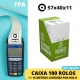 CAIXA 100 ROLOS TÉRMICOS 57X40X11 - TPA (MULTIBANCO)