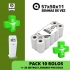 PACK 10 ROLOS TÉRMICOS 57x50x11 - (SENHA DE VEZ ELETRONICA)  FARMACIA