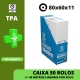 CAIXA 50 ROLOS TÉRMICOS 80X60X11 - FARMÁCIAS - (POS - TALÕES / RECIBOS VENDA)