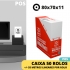 CAIXA 50 ROLOS TÉRMICOS 80X70X11 - (POS - TALÕES / RECIBOS VENDA)