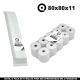 CAIXA 50 ROLOS TÉRMICOS 80X80X11 - (POS - TALÕES / RECIBOS VENDA)