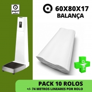 PACK 10 ROLOS TÉRMICOS 60x80x17 - (BALANÇAS)  FARMACIA
