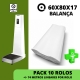 PACK 10 ROLOS TÉRMICOS 60x80x17 - (BALANÇAS)  FARMACIA