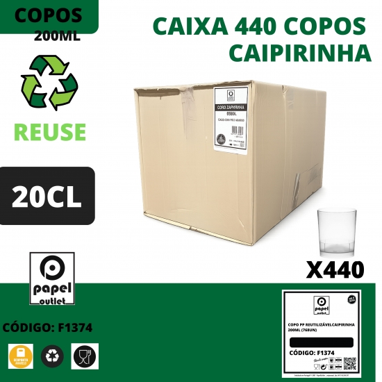 440 COPOS CAIPIRINHA 200ML