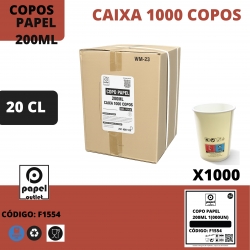 1000 COPOS PAPEL 200ML 