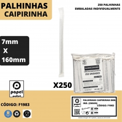250 PALHINHAS CAIPIRINHA (EMB. INDIVIDUALMENTE)