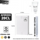 3000 Copos CERVEJA Plástico AF. 20 CL 