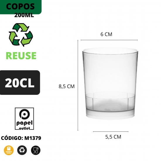 36 COPOS CAIPIRINHA 200ML