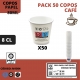 50 COPOS CAFE PAPEL 80ML 