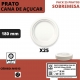 25 PRATOS SOBREMESA 180MM CANA-AÇUCAR