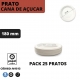 25 PRATOS SOBREMESA 180MM CANA-AÇUCAR