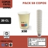 50 COPOS  PAPEL 200ML 