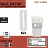 25  FACAS BRANCAS PLA - REUTILIZÁVEIS 