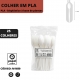 25  COLHERES BRANCAS PLA - REUTILIZÁVEIS 