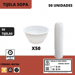 50 TIJELAS PARA SOPA