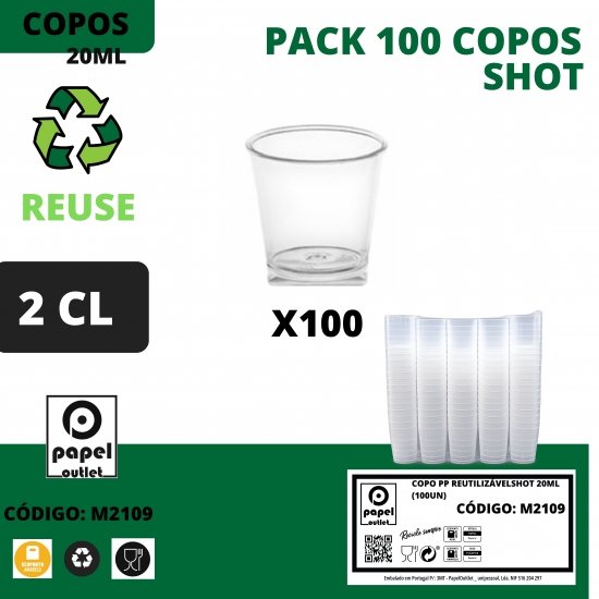 100 COPOS SHOT 20ML