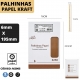 CAIXA 250 PALHINHAS PAPEL KRAFT 6X200MM (EMB. INDIVIDUALMENTE)