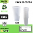 25 COPOS REUSE 350ML 