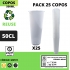 25 COPOS REUSE 500ML 