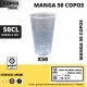 50 Copos Plásticos 500ML